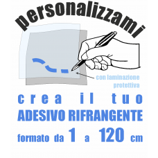 adesivo retroriflettente personalizzabile cl1 adesivo retroriflettente personalizzabile cl1